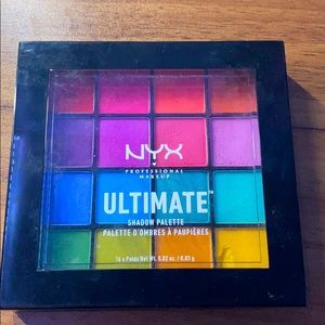 nyx ultimate eyeshadow brights pallet